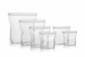 CoolFlex Reusable Silicone Food Bag Set — 6-Pack on white background